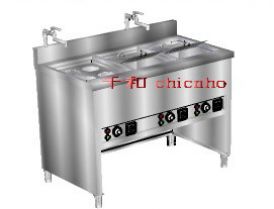 電力式四孔煮麵機雙湯桶