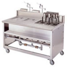 6孔煮麵機單湯桶-瓦斯型