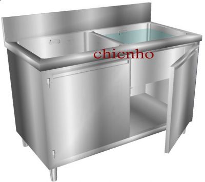 雙連水槽開門櫥櫃-sink-cabinets