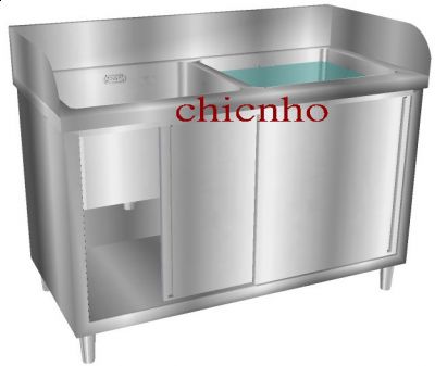 雙連水槽滑門櫥櫃-sink-cabinets